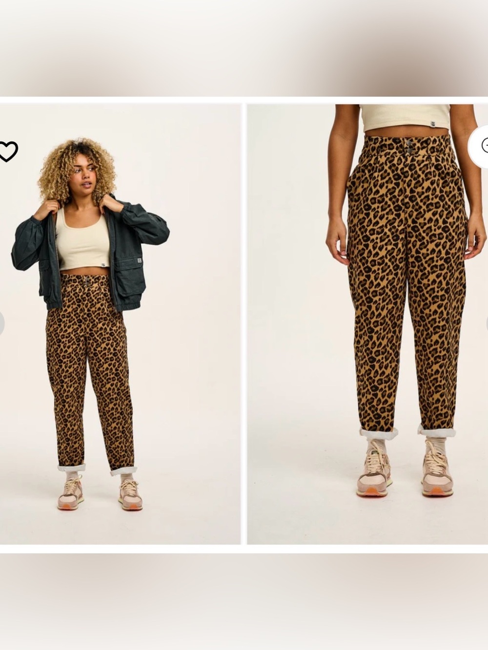 Like New Lucy & Yak Addison Cotton Jeans in Leopard Print size US 22 / 46 R